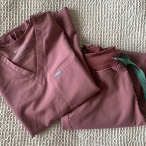 Mineral mauve catarina top + yola high waisted pants size S